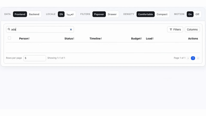 @adapttable/base-ui — a Base UI data table built on AdaptTable
